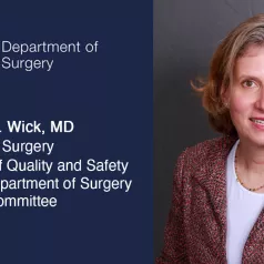 Dr Elizabeth Wick Named Inaugural Vice Chair Of Quality And Safety Dr Elizabeth Wick Named Inaugural Vice Chair Of Quality And Safety